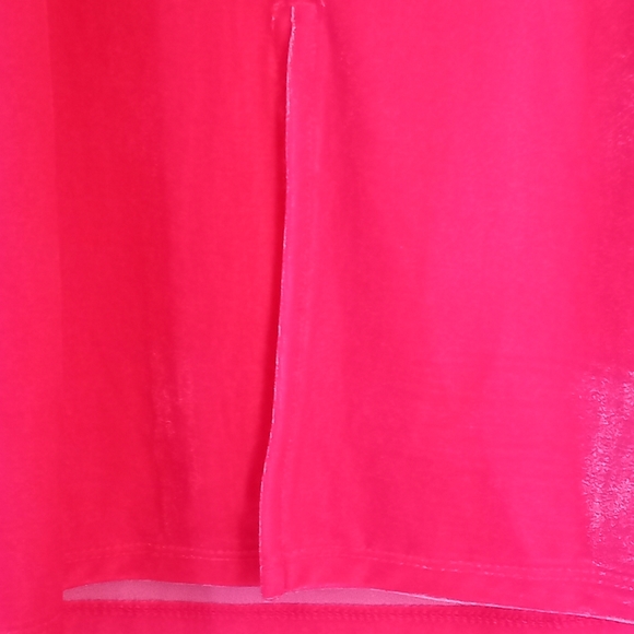 Pink midi pamela echevarria dress, velvet texture - Picture 6 of 9